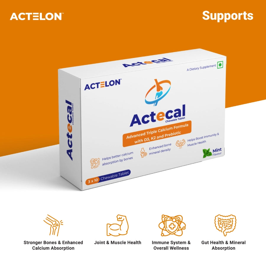 Actelon Actecal Chewable Tablet