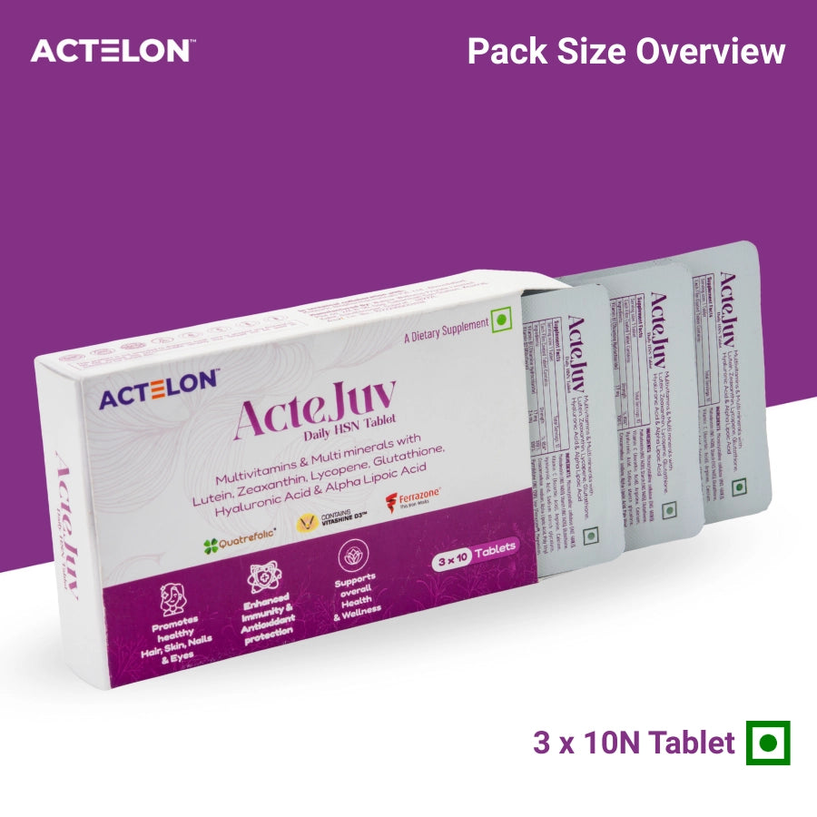 actejuv-daily-hsn-hair-skin-nails-radiance-beauty-wellness-multivitamin-mineral-antioxidant-bioactive-supplement-pack-size-overview